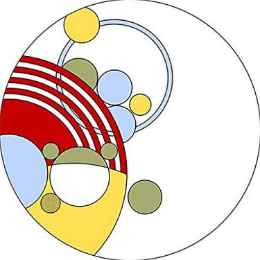 Imagem de CoasterStone Porta-copos para carro Frank Lloyd Wright Cabaret, tamanho único, multicolorido