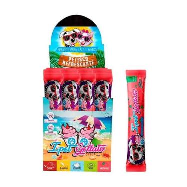 Imagem de Sorvete Ipet Gelatto para Cães Sabor Morango 30ml