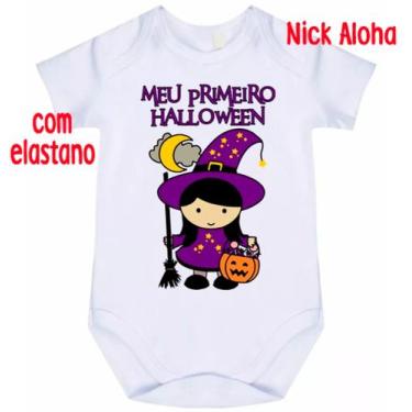 Imagem de body bebê meu primeiro halloween cód 1749 - nick aloha, Branco, M