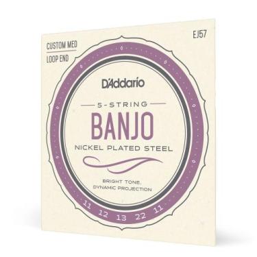 Imagem de Encordoamento Para Banjo 5C D Addario Nickel Plated EJ57