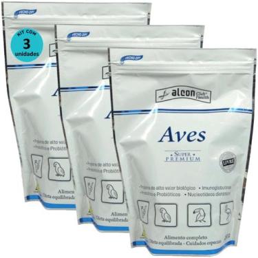Imagem de Alcon Club Health Aves 250g Super Premium Kit Com 3 unidades