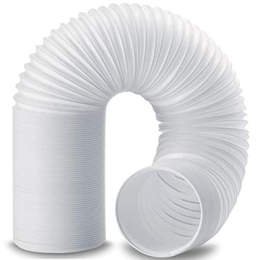 Imagem de Mangueira de ar condicionado portátil de 203 cm de comprimento, 5,9 polegadas de diâmetro, mangueira de escape AC, rosca anti-horária, peças de ar condicionado compatíveis com Haier, Delonghi e mais