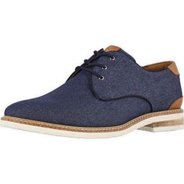 Imagem de Florsheim Highland Canvas Plain Toe Oxford masculino Oxford, Azul marino, 39