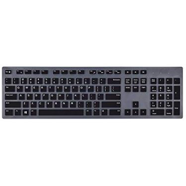 Imagem de Capas de teclado compatíveis com teclado com fio Dell KM636 KB216 e Dell Optiplex 5250 3050 3240 5460 7450 7050 e Dell Inspiron AIO 3475/3670/3477 Desktop multifuncional (preto)