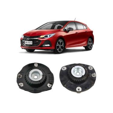 Imagem de Par Batente Amortecedor Dianteiro Cruze Hatch 2019 2020 2021 - QualyKi