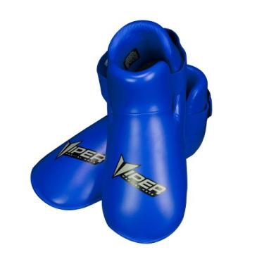 Imagem de Viper Martial Arts Equipamento para pés de artes marciais tradicionais super seguro (azul, grande)