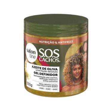 Imagem de Gel Definidor Salon Line Sos Cachos Azeite de Oliva 550g