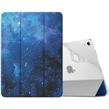 Imagem de MoKo Capa para iPad Air de 11 polegadas (2024), iPad Air 5ª/4ª geração (2022/2020), capa traseira fina translúcida de TPU macio fosco para iPad Air, compatível com Apple Pencil Pro/2ª/USB-C, céu