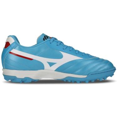 Imagem de Chuteira Society Mizuno Masculina Morelia Classic 107678678 Azul Claro 39  masculino