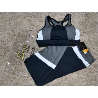 Imagem de Conjunto leg e top poliamida - SRS, Branco, M