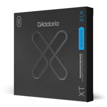 Imagem de Encord Violão Aço .012-.053 (3 Jogos) D'Addario XTAPB1253-3P - D addar