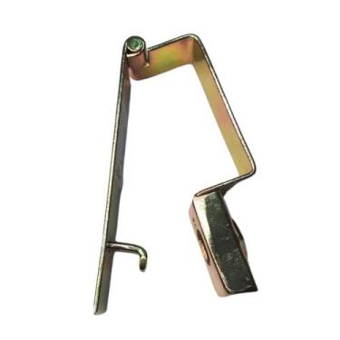 Imagem de Trava para portão de garagem reforçada porta cadeado 3,5cmx8,5cm - Tra