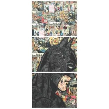 Imagem de Quadro Batman Historia Quadrinho Vertical HQ - Reevall, 65x160cm