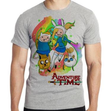 Imagem de Camiseta  Adventure Time  Jake Finn Fionna Cake Blusa criança infantil