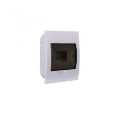 Imagem de Quadro distribuicao de embutir branco -  06 polos  - qde-06 - Mar-giri