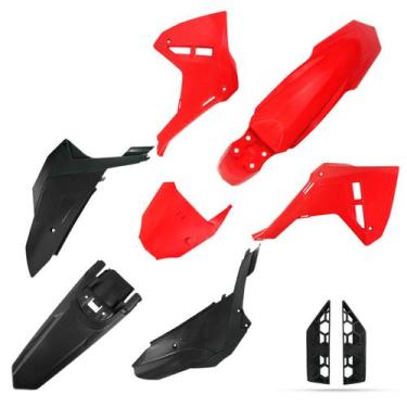Imagem de Kit Carenagem F25 C/ Number Plate Amx Crf 250f Off Road Trilha Motocro