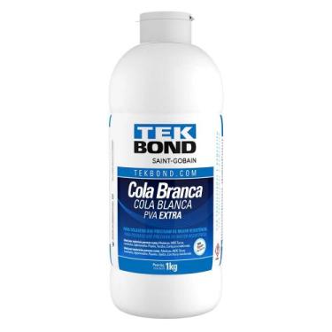Imagem de Kit Cola Branca PVA Extra 1KG 2 Unidades - TEK BOND 