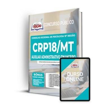 Imagem de Apostila CRP-MT - Auxiliar Administrativo Financeiro