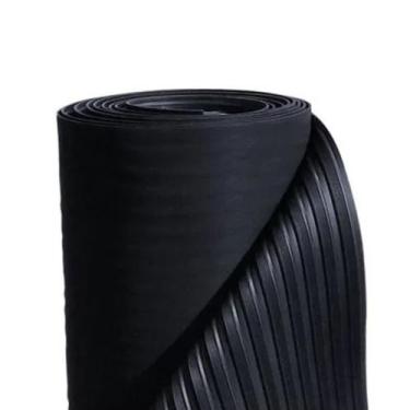 Imagem de Borracha Piso Ripado Preto Para Modeladora De Pães  - Metro - Armazém1