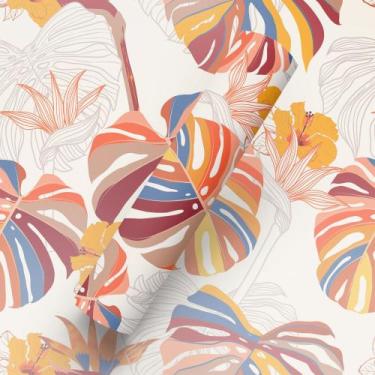 Imagem de Papel de Parede Adesivo Lavável Tema Abstrato Colorido - BAZAR DOS QUA