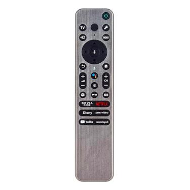 Imagem de Controle remoto de substituição RMF-TX910U para pesquisa por voz compatível com Sony OLED Smart TV 2023 XR75X93CL XR-75X93CL XR-75X95L XR-77A80CL XR-77A95L XR-83A80CL XR-85X90CL XR-43X93L XR-55A80CL
