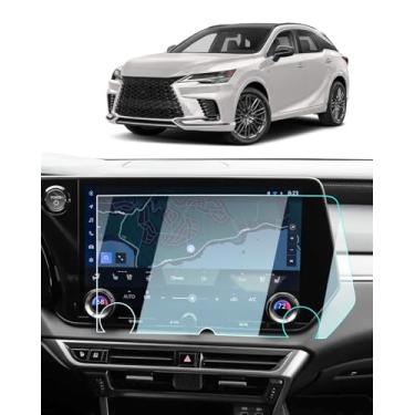 Imagem de Protetor de tela para Lexus RX 2025 - 2025 2024 2023 RX350/RX350h/RX450h+/RX500h Acessórios Vidro temperado 9H Tela sensível ao toque de navegação de 14 polegadas antirriscos reduz impressões digitais
