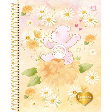Imagem de Caderno Colegial 24cm 80 Folhas Ursinhos Carinhosos  Animativa 3012