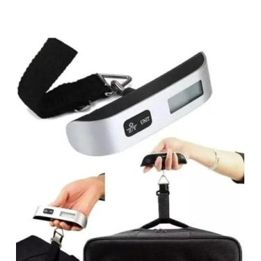 Imagem de Balança Digital para Mala de Viagem Bagagem até 50kg Portátil - Home