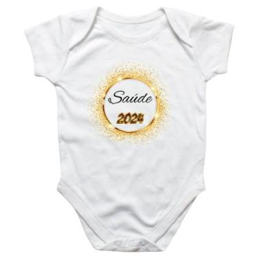 Imagem de Body intantil Ano Novo Brasao Saude - Alearts, GG