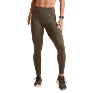 Imagem de Calça Legging Max Lupo Sem Costura Fitness Sustentação, Verde militar,