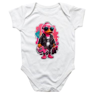 Imagem de Body intantil Patinho Pink Guitarrista Rock - Alearts, M