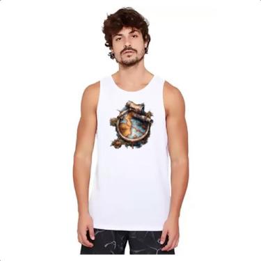 Imagem de Camiseta Regata Mapa antiho nautica vintage - Alearts, P