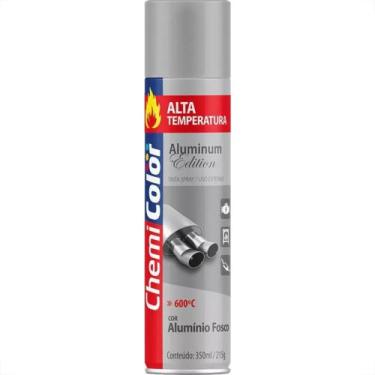 Imagem de Spray Chemicolor Alta Temperatura Aluminio 350Ml/215G. - BASTON CHEMIC