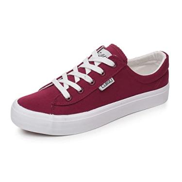 Imagem de Cull4U Tênis feminino Tendency Lowtop, Borgonha, 40