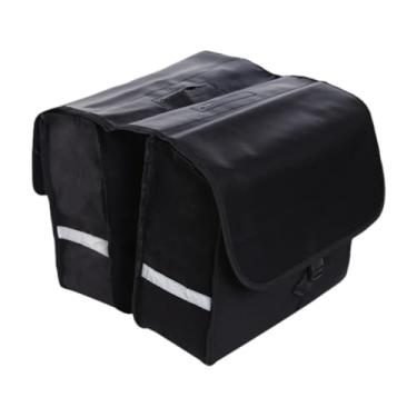 Imagem de Deevoka Bike Saddle Bag Saddlebag Bicycle Rack Pannier traseiro portador de banco traseiro para viajar atividades ao ar livre