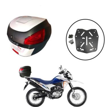 Imagem de Baú 29l Awa Proos + Sup Baú Superior Bros 150/160 2015+, Branco