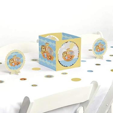 Imagem de Big Dot of Happiness Arca de Noé - Kit de mesa e centro de mesa para chá de bebê ou festa de aniversário