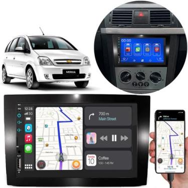 Imagem de Kit Multimidia Chevrolet Meriva 2003 a 2010 Mp5 7 Pol Android Auto Car