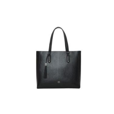 Imagem de Bolsa Tote Feminina Rafitthy Textura Croco Alça Fixa-Feminino