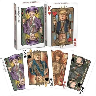 Imagem de Cartas de baralho Trump Poker Premium Family com cartas Joker 54