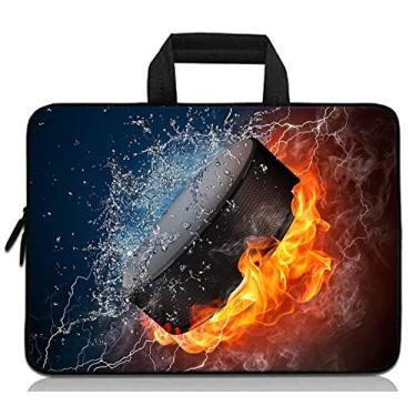 Imagem de 27.9 cm 29.5 cm 30.5 cm 30.7 cm 31.7 cm 31.8 cm 31.8 cm bolsa para laptop Chromebook bolsa Ultrabook capa neoprene serve para Samsung Google, Acer, HP, DELL, Lenovo Asus (11 11,6 12,1 polegadas, fogo