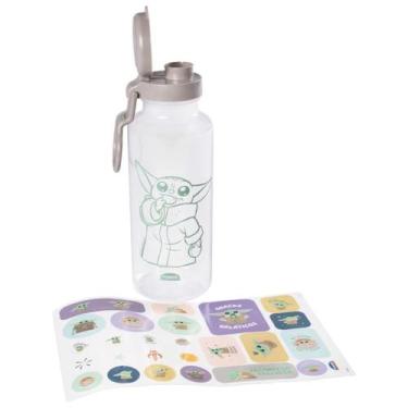 Imagem de Garrafa Abre Fácil Star Wars 600ml Com Adesivos - Plasútil - Plasutil 