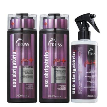 Imagem de Truss Uso Obrigatório Plus+ Kit Shampoo Condicionador e Reconstrutor 2