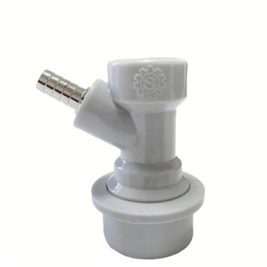 Imagem de Fabricação caseira de cerveja Keg Coupler Adapter Ball Lock Conversion Kit for Corneliur Keg,5/8 NPT Thread Ball Lock Post Liquid Gas Ball Lock Disconnect Se Acessórios para vinho(Gas ball lock)