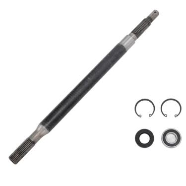 Imagem de GRCFUMO Eixo estriado traseiro, Eixo traseiro, Kit de vedação do rolamento do eixo traseiro, Eixo externo dianteiro com kit de vedação do rolamento para carro automotivo