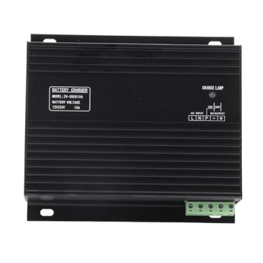Imagem de Carregador de bateria do gerador GRCFUMO, carregador inteligente universal do grupo gerador, proteção contra sobrecarga do carregador do grupo gerador de liga de alumínio 12V 24V (ZH-CH2810A)