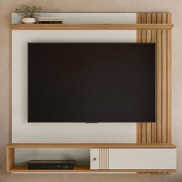 Imagem de Painel Suspenso Para Tv 55 Pol 136 Cm 8650 Off White Nature Plla Off White Nature