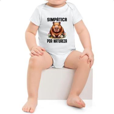 Imagem de Body intantil Capivara Simpatica por Natureza - Alearts, M