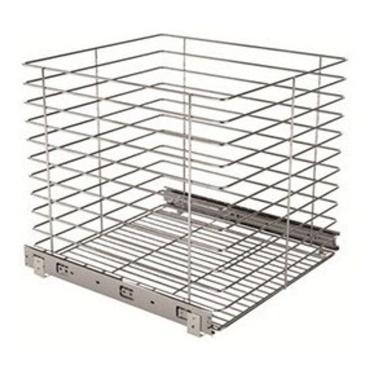 Imagem de Tulha Deslizante Cesto Roupa De Base 35x42x47 C Trilhos 7026