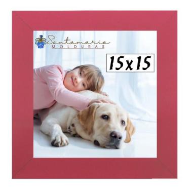 Imagem de Porta Retrado Molduras 15x15 Rosa - Santamaria Molduras